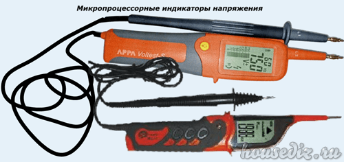 Микропроцессорные индикаторы напряжения