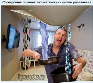 Последствия поломок автоматических систем управления