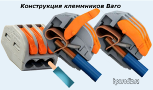 Конструкция клеммников Ваго Конструкция клеммников Ваго