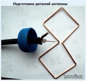 Подготовка деталей антенны