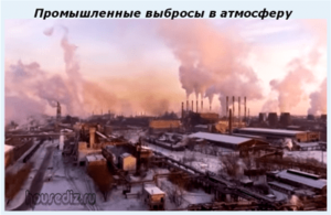 Промышленные выбросы в атмосферу