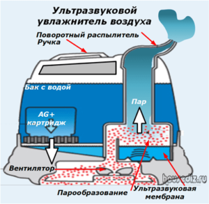 Ультразвуковой увлажнитель воздуха