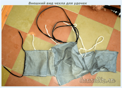 Внешний вид чехла для удочек
