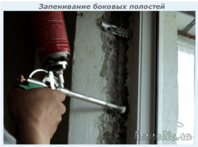 Запенивание боковых полостей