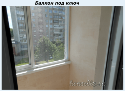 Балкон под ключ