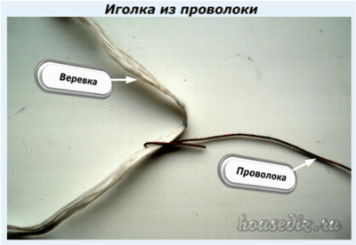 Иголка из проволоки Иголка из проволоки