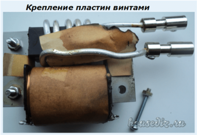 Крепление пластин Крепление пластин