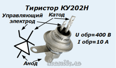 Тиристор КУ202Н