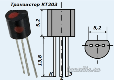 Транзистор КТ203