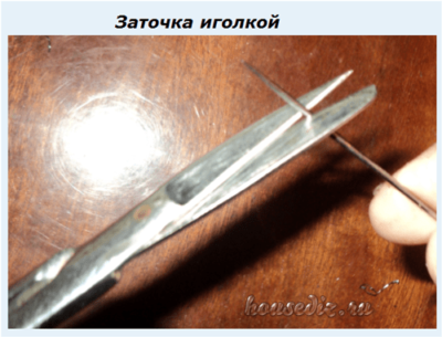 Заточка иголкой Заточка иголкой