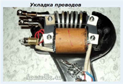 Укладка проводов