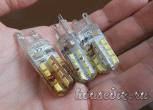 перегоревшие LED лампы
