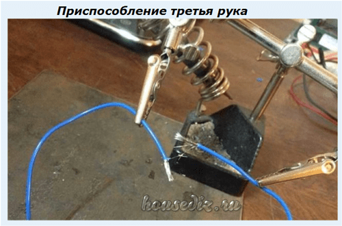 Приспособление третья рука для пайки Приспособление третья рука