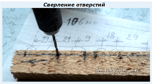 Сверление отверстий