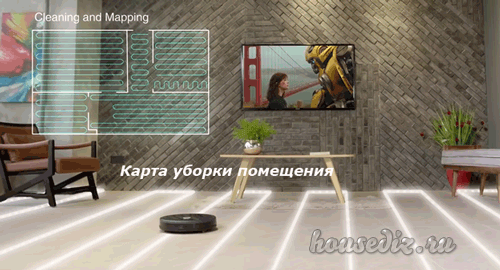 Карта уборки помещения пылесосом Карта уборки помещения