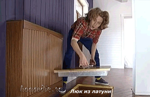 Люк из латуни