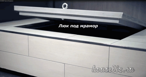 Люк под мрамор