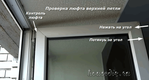 Проверки люфта Проверка люфта