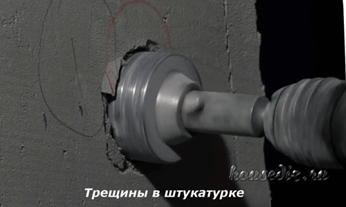Трещины в штукатурке