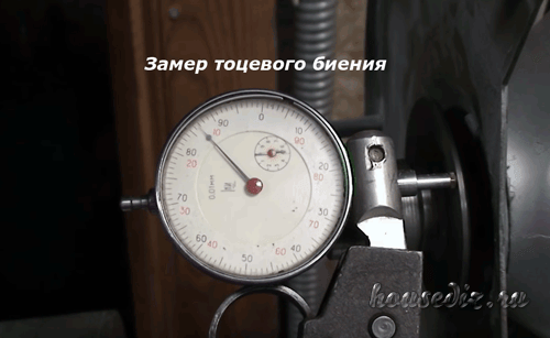 Измерение тоцевого биения Замер тоцевого биения
