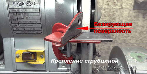 Крепление струбцины Крепление струбциной