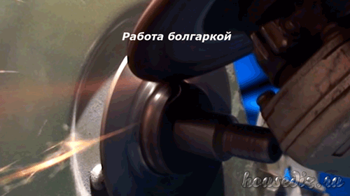 Работа УШМ Работа болгаркой