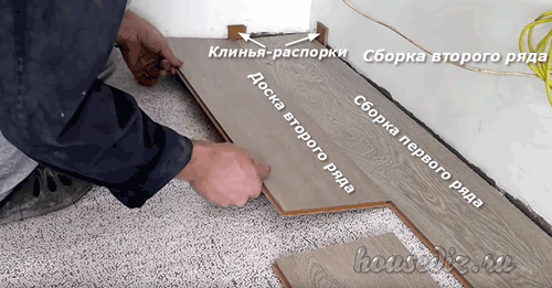 Сборка второго ряда Сборка второго ряда