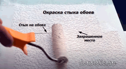 Окраска стыков Окраска стыка