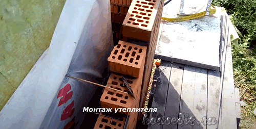 Монтаж утеплителя Монтаж утеплителя